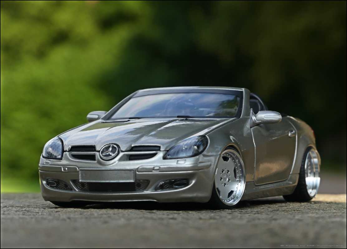 1:18 Mercedes Benz SLK 55 R171 - Grau-Silber [ AMG Tuning-Umbau ]
